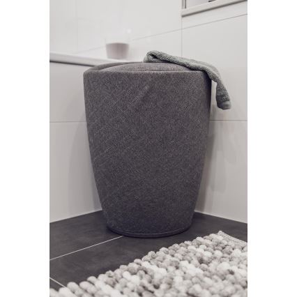 WENKO 22448100 - Σκαμπό CANDY 36x50,5 cm γκρι/μαύρο