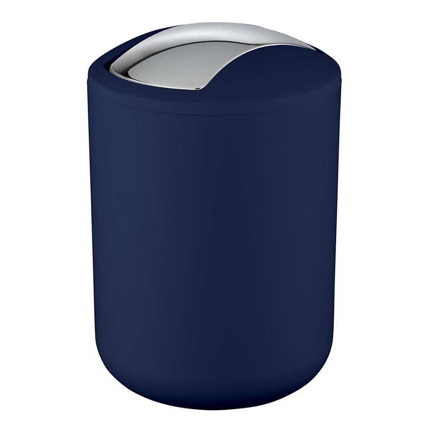 WENKO 22520100 - Κάδος BRASIL 14x21 cm μπλε/γυαλισμένο χρώμιο