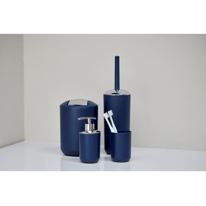 WENKO 22520100 - Κάδος BRASIL 14x21 cm μπλε/γυαλισμένο χρώμιο