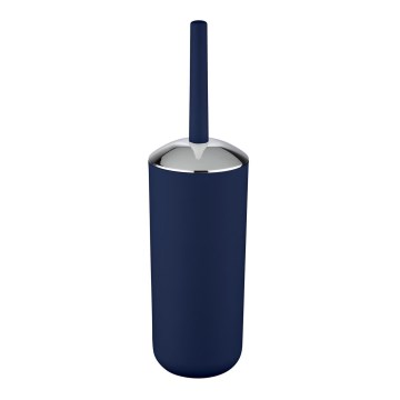 WENKO 22522100 - Βούρτσα τουαλέτας BRASIL 10x37 cm μπλε/γυαλιστερό χρώμιο