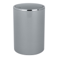 WENKO 22562100 - Καλάθι INCA 18,5x25,5 cm γκρι/γυαλιστερό χρώμιο