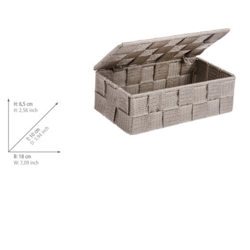 WENKO 22572100 - Οργανωτής ADRIA 18x10 cm μπεζ