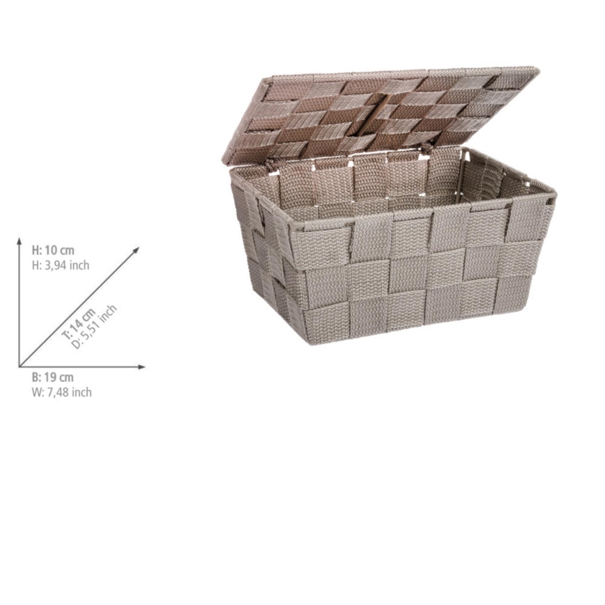 WENKO 22575100 - Καλάθι ADRIA 19x14 cm μπεζ