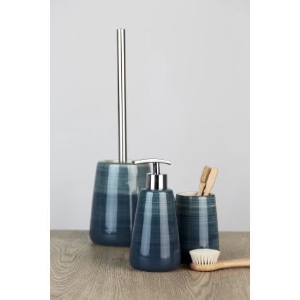 WENKO 22648100 - Σετ WC POTTERY 12,5x39,5 cm, τιρκουάζ