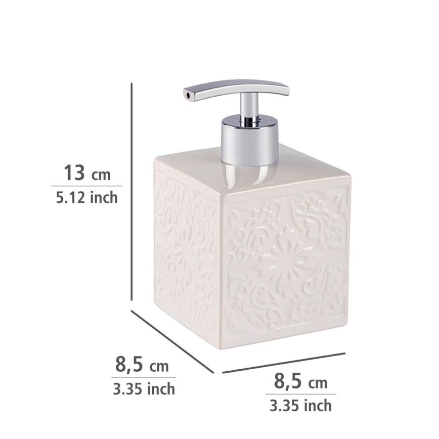 WENKO 22650100 - Δοσομετρητής σαπουνιού CORDOBA 500 ml λευκός