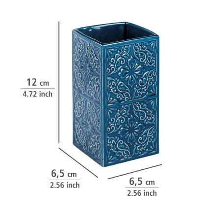 WENKO 22652100 - Ποτήρι CORDOBA 6,5x12 cm μπλε