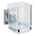 WENKO 22680100 -Ποτήρι VACUUM-LOC QUADRO ED 7,5x10 cm ασημί/γυαλιστ. χρωμιωμένο/διάφανο