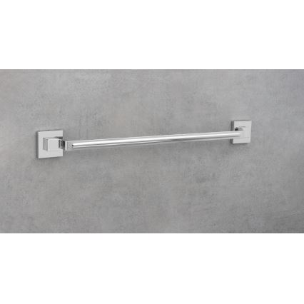 WENKO 22684100-Πετσετοκρεμάστρα VACUUM-LOC QUADRO ED 60,5x6 cm ασημί/γυαλιστερό χρώμιο