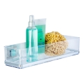 WENKO 22685100-Ράφι VACUUM-LOC QUADRO ED 38,5x14,5 cm ασημί/γυαλιστερό χρώμιο