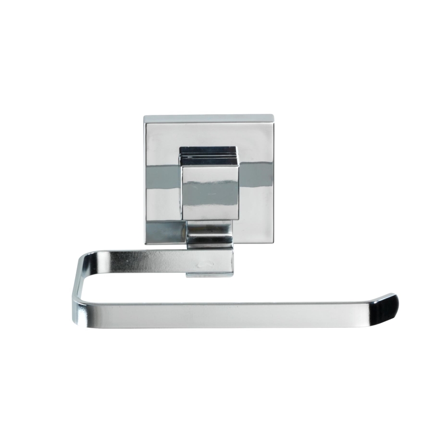 WENKO 22687100-Βάση για χαρτί υγείας VACUUM-LOC QUADRO ED 14x11 cm, γυαλιστερό χρώμιο
