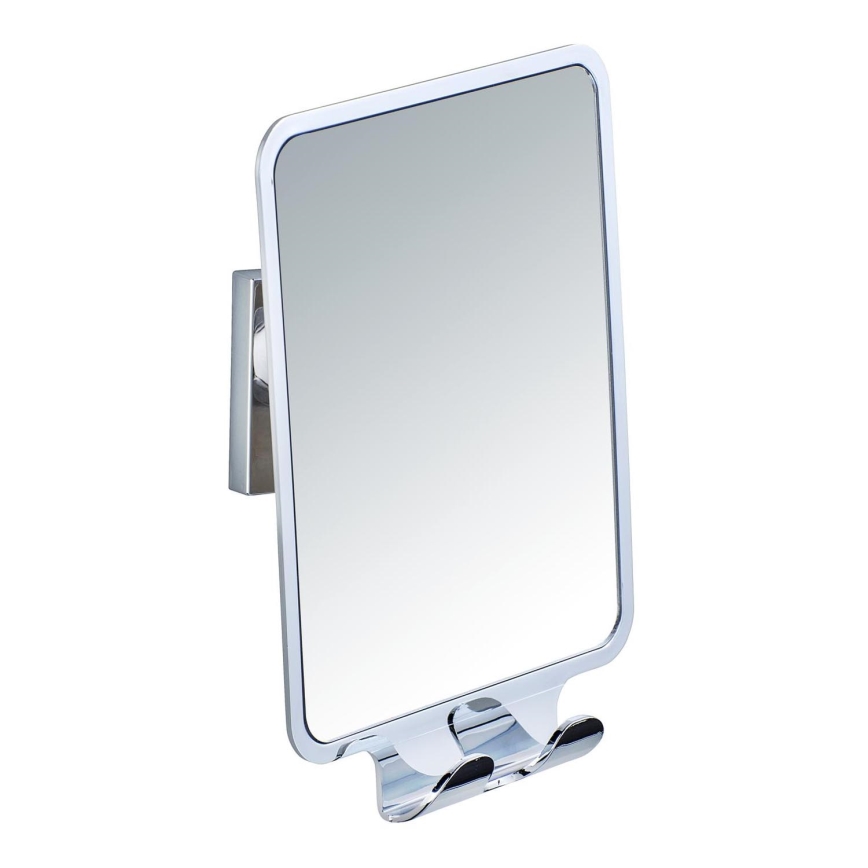 WENKO 22693100 - Καθρέφτης μακιγιάζ VACUUM-LOC QUADRO ED 14x19,5 cm γυαλιστερό χρώμιο