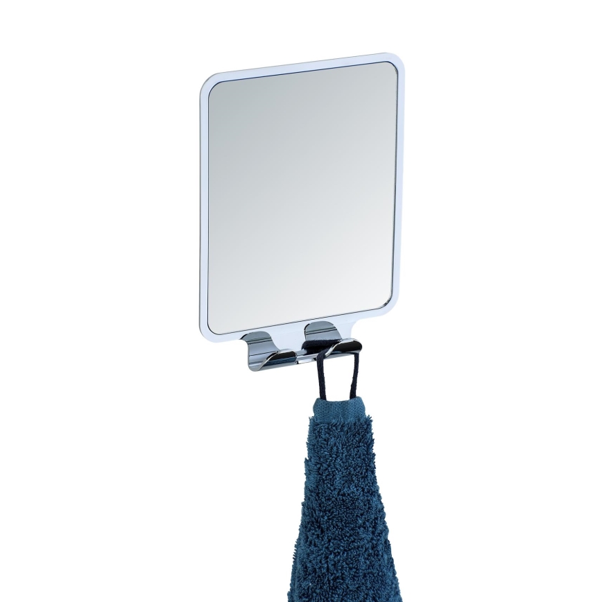 WENKO 22693100 - Καθρέφτης μακιγιάζ VACUUM-LOC QUADRO ED 14x19,5 cm γυαλιστερό χρώμιο