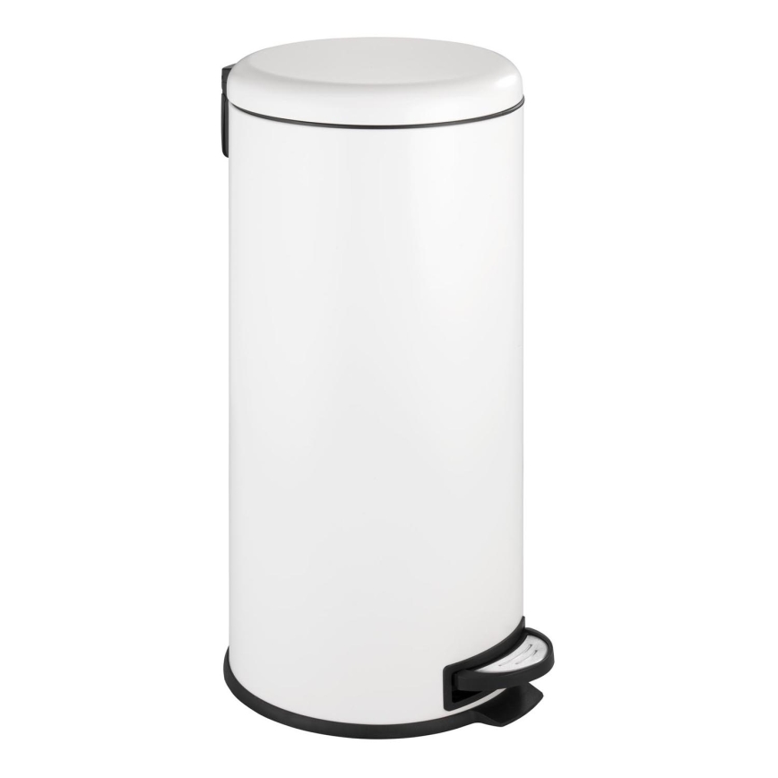 WENKO 22709100 - Καλάθι LEMAN 30,5x64 cm λευκό/μαύρο