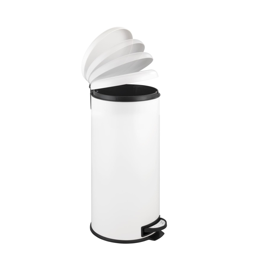 WENKO 22709100 - Καλάθι LEMAN 30,5x64 cm λευκό/μαύρο