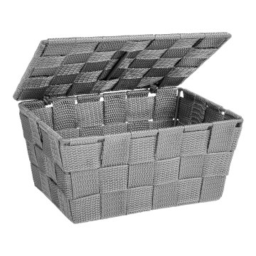 WENKO 22793100 - Καλάθι ADRIA 19x14 cm γκρι