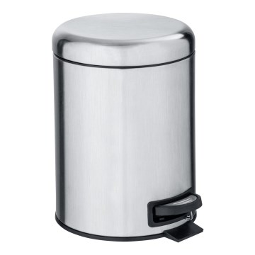 WENKO 22829100 - Κάδος LEMAN 17x25 cm ανοξείδωτος/σατινέ/μαύρο