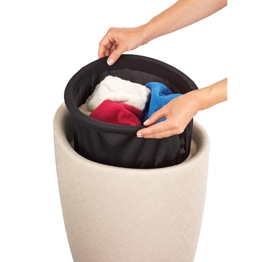 WENKO 22834100 - Καρέκλα CANDY 36x50,5 εκ. μπεζ/μαύρο