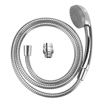 WENKO 22866100 - Ντους UNIVERSAL 170x6,5 cm γυαλιστερό χρώμιο/ασημί/γκρι