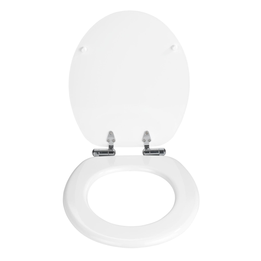 WENKO 22885100-κάθισμα WC URBIO 36x42,5 cm λευκό/ασημί