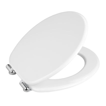 WENKO 22885100-κάθισμα WC URBIO 36x42,5 cm λευκό/ασημί