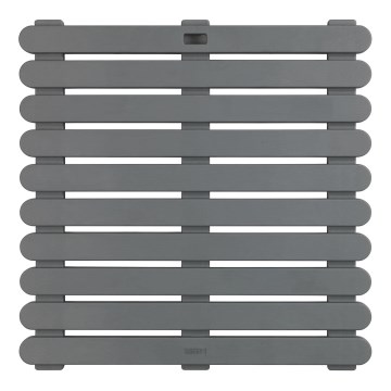 WENKO 22947100-Αντιολισθητικό πατάκι ντους για εσωτερική & εξωτερική χρήση 55x55 cm γκρι