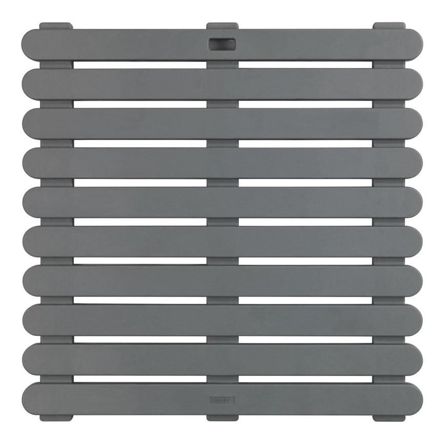 WENKO 22947100-Αντιολισθητικό πατάκι ντους για εσωτερική & εξωτερική χρήση 55x55 cm γκρι