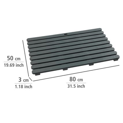 WENKO 22948100-Πατάκι για εσωτερική & εξωτερική χρήση 50x80 cm γκρι