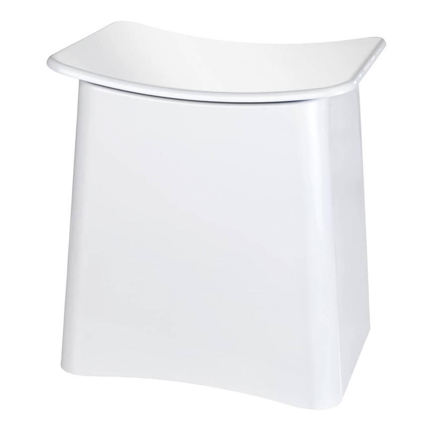 WENKO 22949100 - Σκαμπό WING 45x48 εκ. λευκό/μαύρο