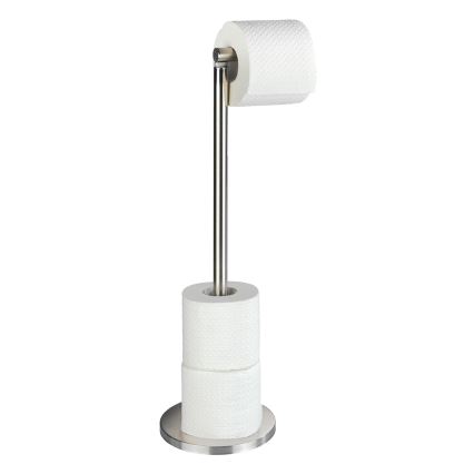WENKO 22985100 - Βάση για χαρτί υγείας 21x55 cm, ανοξείδωτο/ασημί