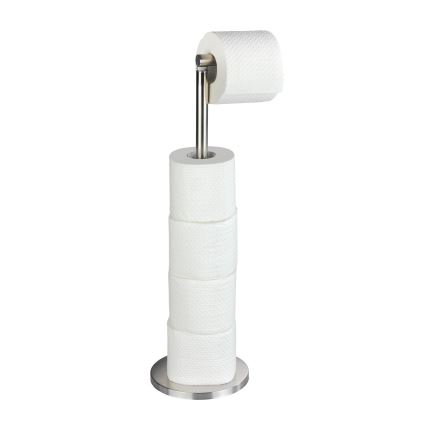 WENKO 22985100 - Βάση για χαρτί υγείας 21x55 cm, ανοξείδωτο/ασημί
