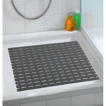 WENKO 23125100-Πατάκι ντους ARINOS 54x54 cm γκρι/γκρι