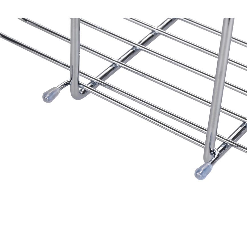 WENKO 23499100 - Ράφι ντους MILO 25 x 36 εκ., ανοξείδωτο ατσάλι/ασημί/διάφανο