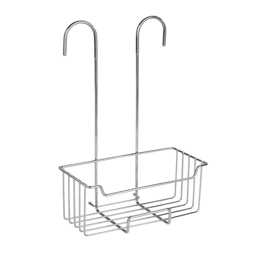 WENKO 23499100 - Ράφι ντους MILO 25 x 36 εκ., ανοξείδωτο ατσάλι/ασημί/διάφανο
