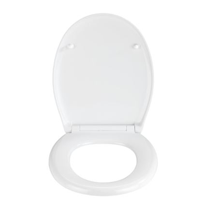 WENKO 23571100-WC κάθισμα WC 44,5x37 cm, αντοχή 300/350 KG, πολύχρωμο/ασημί