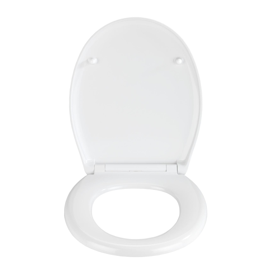 WENKO 23571100-WC κάθισμα WC 44,5x37 cm, αντοχή 300/350 KG, πολύχρωμο/ασημί