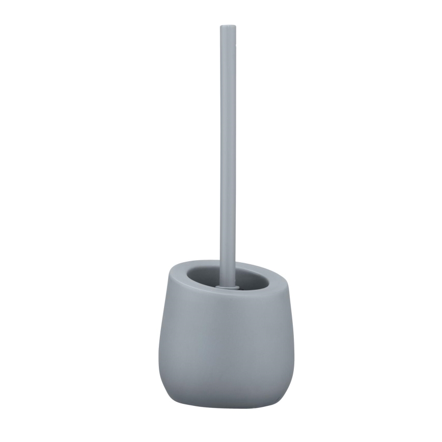 WENKO 23650100 - Βούρτσα WC BADI 13,5x38 cm γκρι