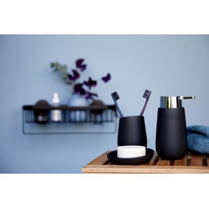 WENKO 23652800 - Δοσομετρητής υγρού σαπουνιού BADI 320 ml, μαύρο
