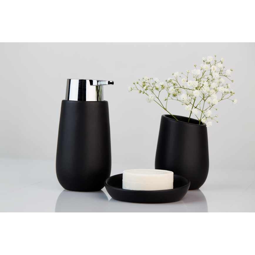 WENKO 23653100 - Σαπουνοθήκη BADI 11,5x3 cm μαύρη