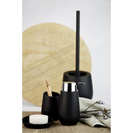 WENKO 23654800 - Βούρτσα WC BADI 13,5x38 cm μαύρη
