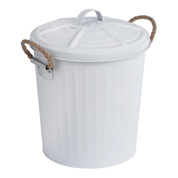 WENKO 23703100 - Καλάθι GARA 24x28,5 cm λευκό