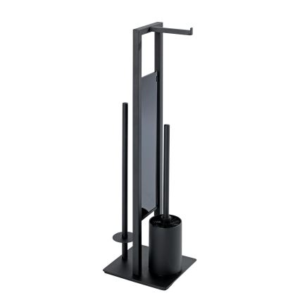 WENKO 23708100 - Βούρτσα τουαλέτας RIVALTA 18x70 cm μαύρη