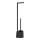 WENKO 23804100 - Βούρτσα WC AVOLA 13x70 cm ανοξείδωτο/μαύρο
