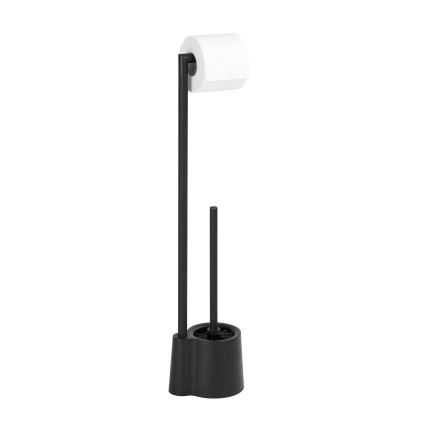 WENKO 23804100 - Βούρτσα WC AVOLA 13x70 cm ανοξείδωτο/μαύρο