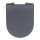 WENKO 23828100-WC κάθισμα WC SEDILO 45,2x36,2 cm γκρι/ασημί