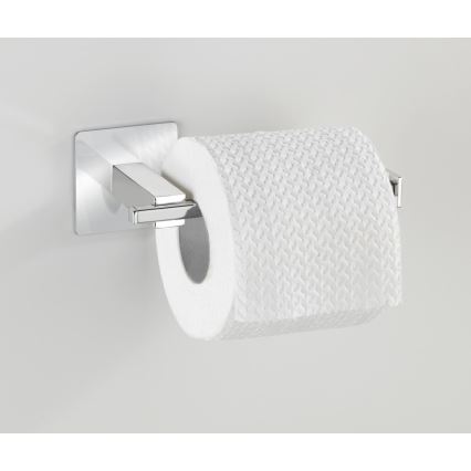 WENKO 23859800 - Βάση χαρτιού υγείας TURBO-LOC QUADRO ED 16,5x6,5 cm από ανοξείδωτο ατσάλι
