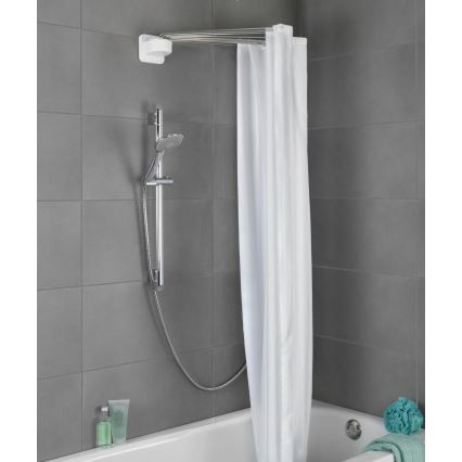 WENKO 23863100 - Στήριγμα ντους 96x72 εκ. ανοξείδωτο/λευκό