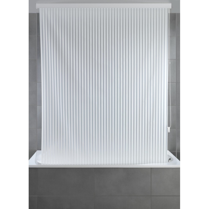 WENKO 23864100 - Ρολό ντους 132x240 cm λευκό