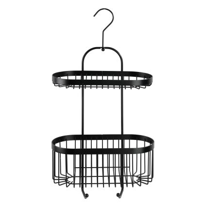 WENKO 23880100 – Ράφι CLASSIC PL. SCHWARZ 26,5x47 cm μαύρο