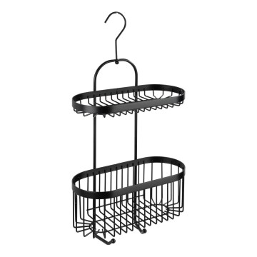 WENKO 23880100 – Ράφι CLASSIC PL. SCHWARZ 26,5x47 cm μαύρο