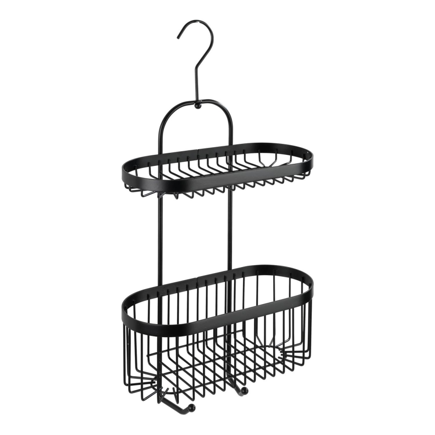 WENKO 23880100 – Ράφι CLASSIC PL. SCHWARZ 26,5x47 cm μαύρο